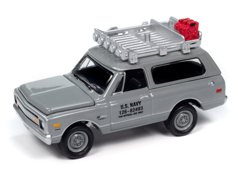 Johnny Lightning 2024 Military Command/Control Support Vehicles R2A 6-Piece Collector's Bundle, 1969 Chevy Blazer