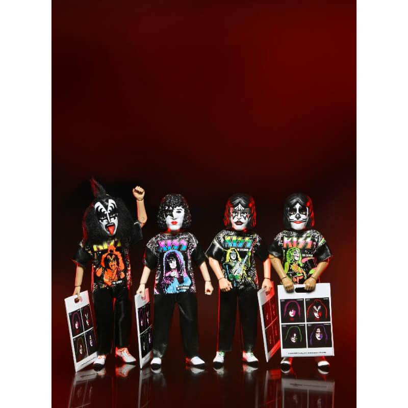 Ben Cooper KISS Series 6-Inch NECA Clothed Figures 4-Piece Bundle