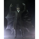 London After Midnight (1927) Ultimate Professor Edward C. Burke 7-Inch Scale NECA Action Figure with hands up in the air wearing bat like cape
