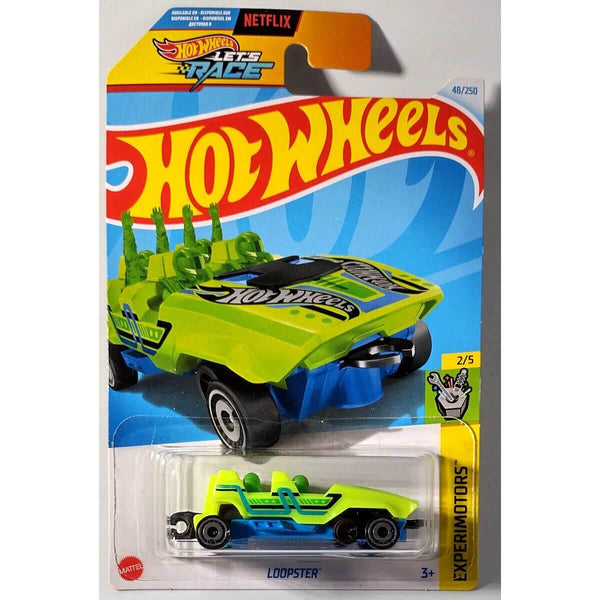 Hot Wheels 2024 Mainline Experimotors Series 1:64 Scale Diecast Cars (International Card), Loopster