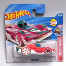 Hot Wheels Sweet Rides Mad Drip toy car in its original blister card packaging, featuring a pink and white concept car design with green accents.