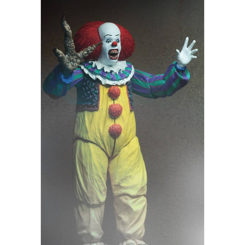 IT (1990) Ultimate Pennywise V2 7" Scale NECA Action Figure, full standing