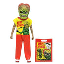 Toy figure of a Martian from 'Mars Attacks!' with packaging on a white background