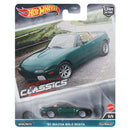 Hot Wheels Premium 2023 Car Culture 'Modern Classics' 1:64 Scale Diecast Vehicles '91 Mazda MX-5 Miata