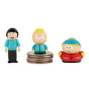 World's Smallest South Park Figures - Super Impulse, all three figures unpackaged