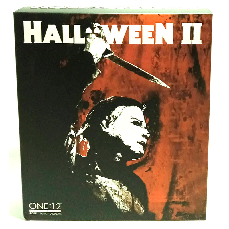 Mezco Toyz Halloween II (1981): Michael Myers One:12 Collective 6 1/2 Inch Action Figure Front of Package