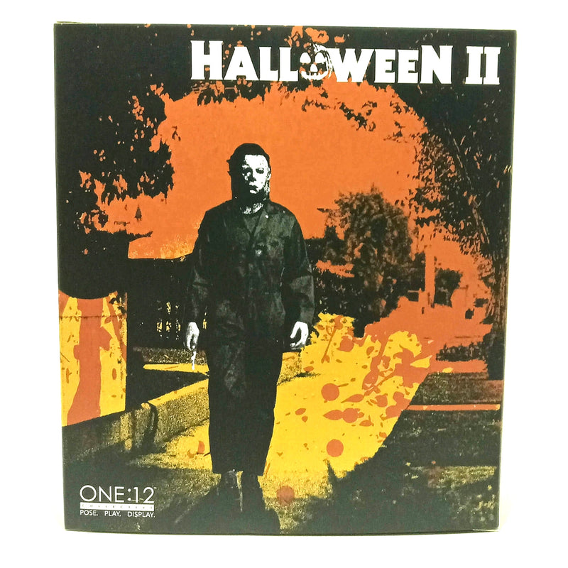 Mezco Toyz Halloween II (1981): Michael Myers One:12 Collective 6 1/2 Inch Action Figure Back of Package