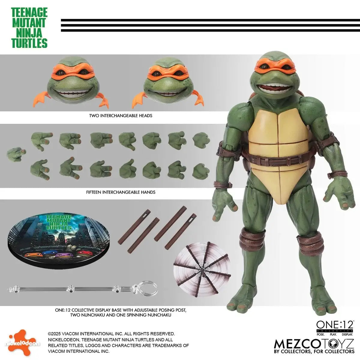 Lot 6 Figurines Teenage Mutant Ninja Turtles Sous Blister - 1990 - SDCC - Neuf