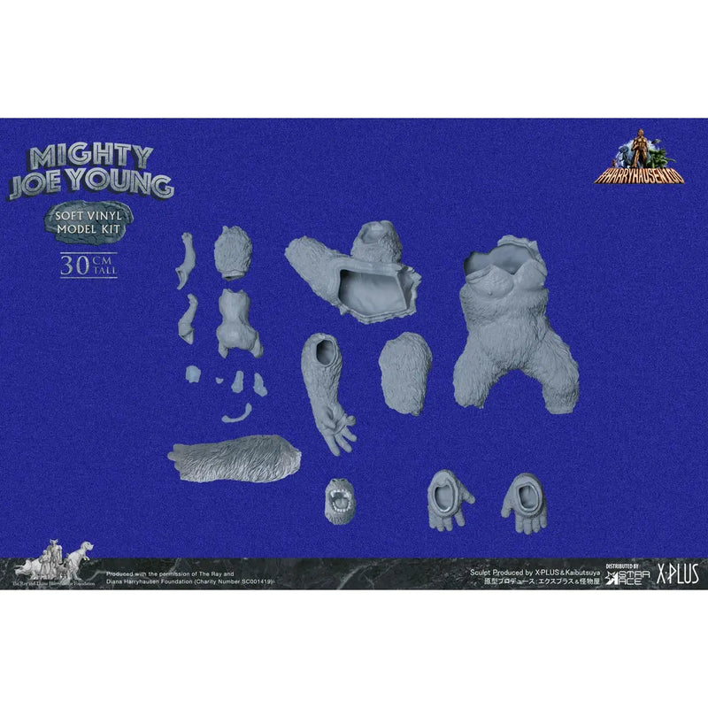 Mighty Joe Young 12" Model Kit Harryhausen 100th Ann. - Star Ace, unfinished parts