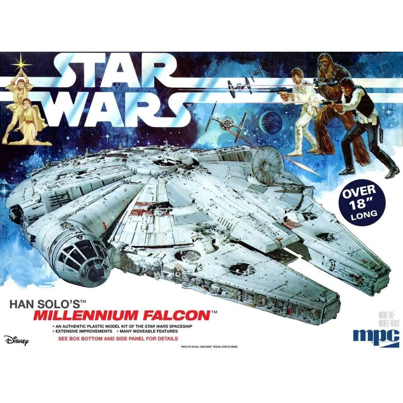 Millennium Falcon (Star Wars: A New Hope) 18" 1:72 Scale Model Kit, box front