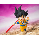 Bandai S.H.Figuarts Dragon Ball Daima Son Goku Mini Action Figure in air jumping  towards you