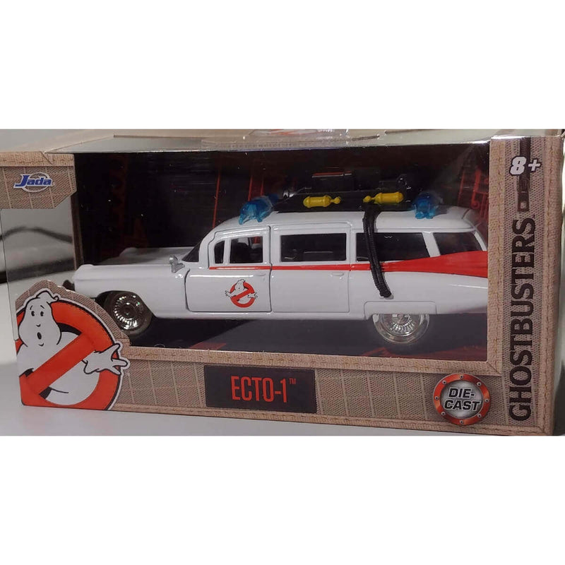 Jada Toys + Hasbro Ghostbusters 3-Piece Fan Bundle, ECTO-1 1:32 scale in package