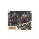 Teenage Mutant Ninja Turtles Worms of Madness Shredder 2-Pack (Mirage Comics) 7" Scale Action Figures, front of window packaging displaying each figure