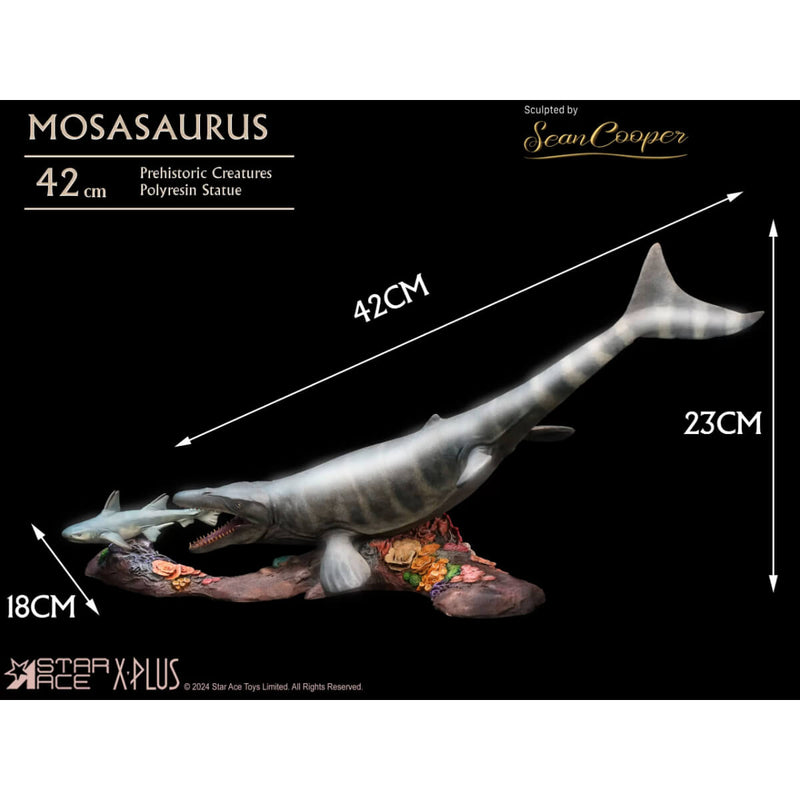 Star Ace X-Plus Wonders of the Wild Series Mosasaurus Polyresin Deluxe Statue