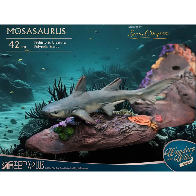 Star Ace X-Plus Wonders of the Wild Series Mosasaurus Polyresin Deluxe Statue