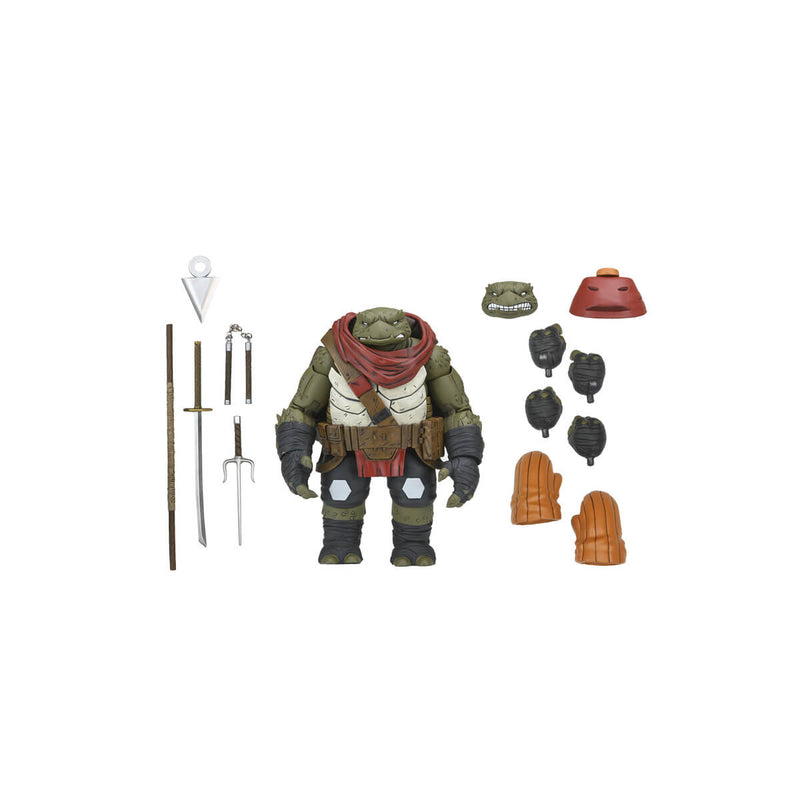 Odyn TMNT Action figure with accessories on a white background