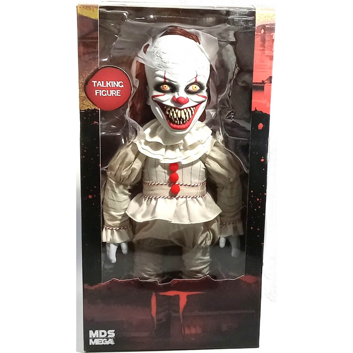 Mezco Toyz IT: Talking Sinister Pennywise MDS 15-Inch Doll