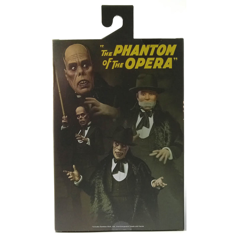 NECA Ultimate Phantom of the Opera (1925) 7-Inch Scale Action Figure (Color Version), Back Package Cover
