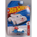 Hot Wheels telephone toy car in packaging with visible branding