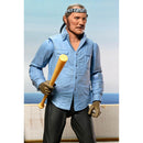 Ultimate Sam Quint Jaws 50th Anniversary 7” Scale Action Figure, holding a bat