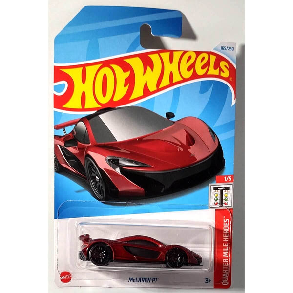 Hot Wheels 2024 Mainline Quarter Mile Heroes Series 1:64 Scale Diecast Cars (International Card) McLaren p1