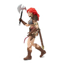 Red Sonja Epic H.A.C.K.S. 1:12 Scale Action Figure - Boss Fight Studio, side view of figure, holding axe