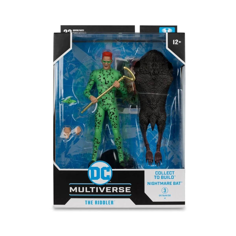 Batman Forever Build-A-Figure 4-Piece Collector's Bundle 7-Inch Scale Action Figures, The Riddler in package