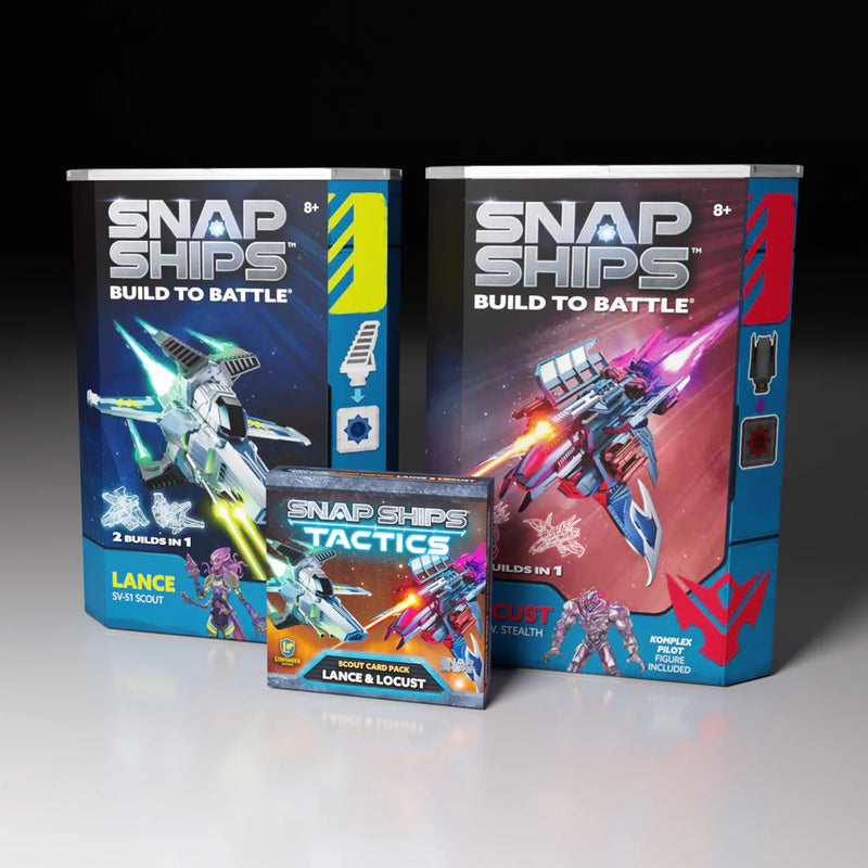 Snap Ships Scout Ships & Cards Expansions Build-To-Battle