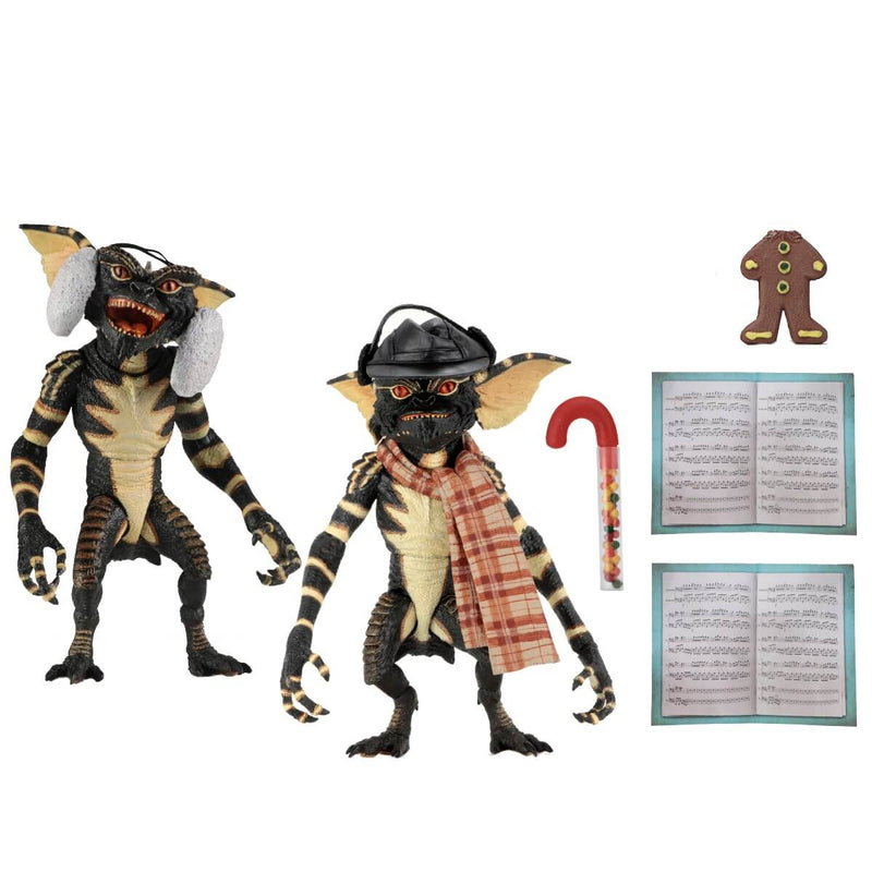 NECA Gremlins Holiday 2-Packs 7-Inch Scale Action Figures, set 2 with Ear muffs