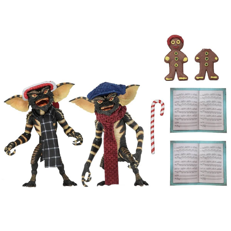 NECA Gremlins Holiday 2-Packs 7-Inch Scale Action Figures, set 2 with hats