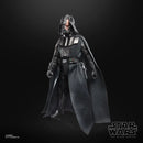 Darth Vader action figure from 'Star Wars: The Black Series' on a black background