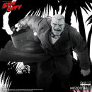 Action figure from Sin City series by Mezco Toyz with a black and white color scheme.