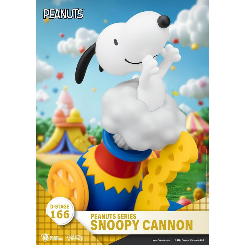 Snoopy's Cannon & Woodstock's Merry Go Round Collector's Bundle - Beast Kingdom, Snoopy closeup