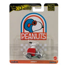Hot Wheels Peanuts Snoopy toy figure in packaging