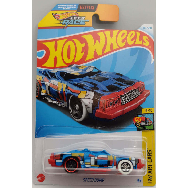 Hot Wheels 2024 Mainline HW Art Cars Series 1:64 Scale Diecast Cars (International Card), speed bump