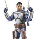 Jango Fett Action figure in a detailed costume with armor and weapons on a white background