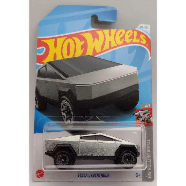 Hot Wheels 2024 Mainline HW Rolling Metal Series 1:64 Scale Diecast Cars (International Card) tesla cybertruck