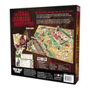 The Texas Chainsaw Massacre The Game, back of board game cover with rules and components listed