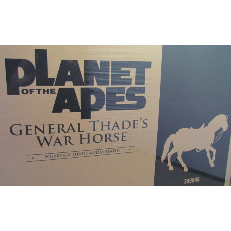 Star Ace X-Plus Planet of the Apes 2001 General Thade Deluxe Articulated 12-Inch Figure w/ War Horse SA9045, Packaging closeup, Warhorse