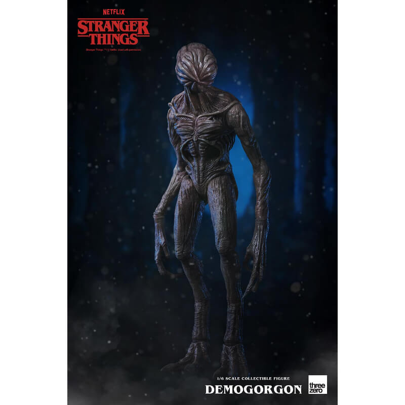 ThreeZero Demogorgon Stranger Things Action Figure, 1/6 Scale, unpackaged standing