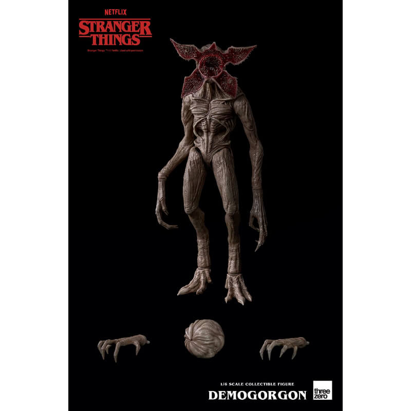 ThreeZero Demogorgon Stranger Things Action Figure, 1/6 Scale, unpackaged with accessories