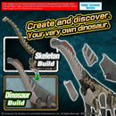 Jurassic World Rebirth Titanosaurus Plannosaurus Model Kit, explaining how you can create skeleton build and add on dinosaur builld