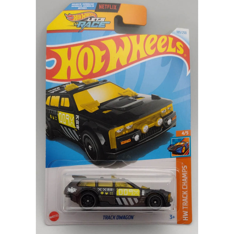 Hot Wheels 2024 Mainline HW Track Champs Series 1:64 Scale Diecast Cars (International Card) Track Dwagon