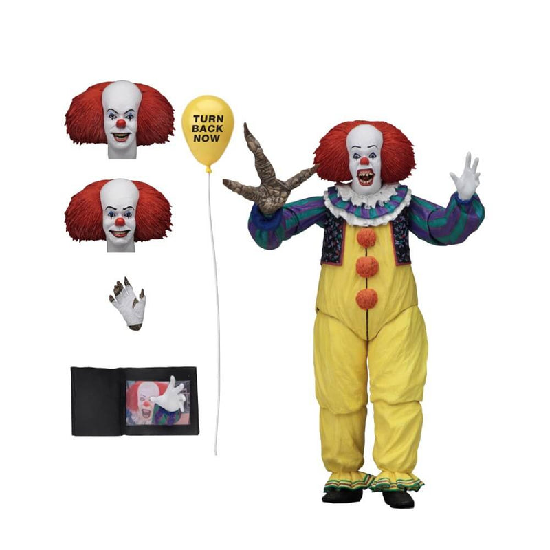 IT (1990) Ultimate Pennywise V2 7" Scale NECA Action Figure, unapckaged