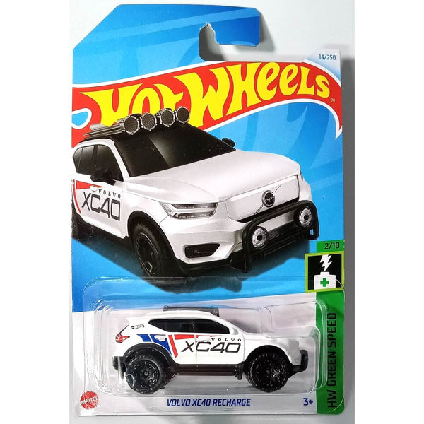 Hot Wheels 2024 Mainline HW Green Speed Series 1:64 Scale Diecast Cars (International Card) Volvo XC40 Recharge