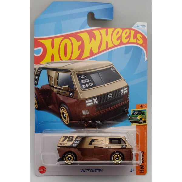 Hot Wheels 2024 Mainline HW Vans Series 1:64 Scale Diecast Cars (International Card) VW T3 Custom