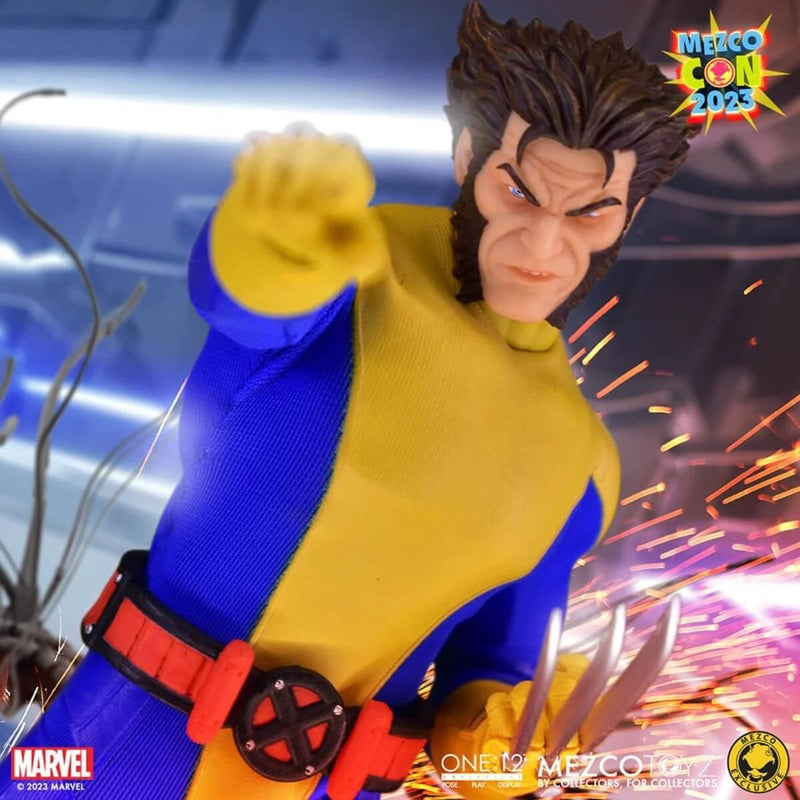 Wolverine: Uncanny X-Men One:12 Collective Mezco Action Figure, holding fist out