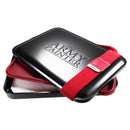 Black paint palette with red strap and 'The Army Painter' branding on a white background