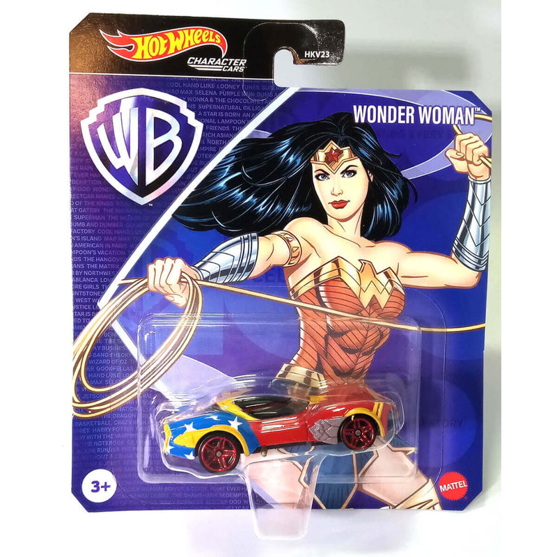 Hot Wheels 2023 Warner Bros. Character Cars, Wonder Woman