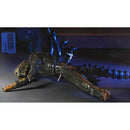 Alien: Romulus Deluxe Suspended Lab Xenomorph XX121 7-Inch Scale NECA Action Figure, figure laying down on floor